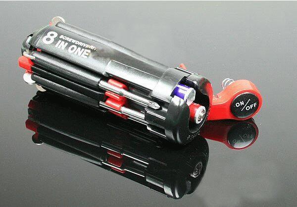 Set Obeng Lampu Senter 8-in-1