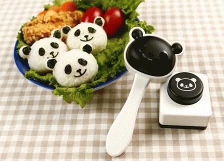Rice Mold - Set Panda with puncher