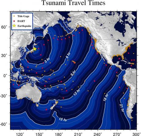 &#91;Mengenang 3 Tahun&#93; Citra Satelite Sebelum dan Sesudah Tsunami Jepang 11 Maret 2011 