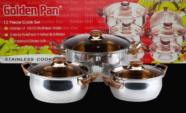 Golden pan. Cookware Set Princess Gold. Golden Pan Price.