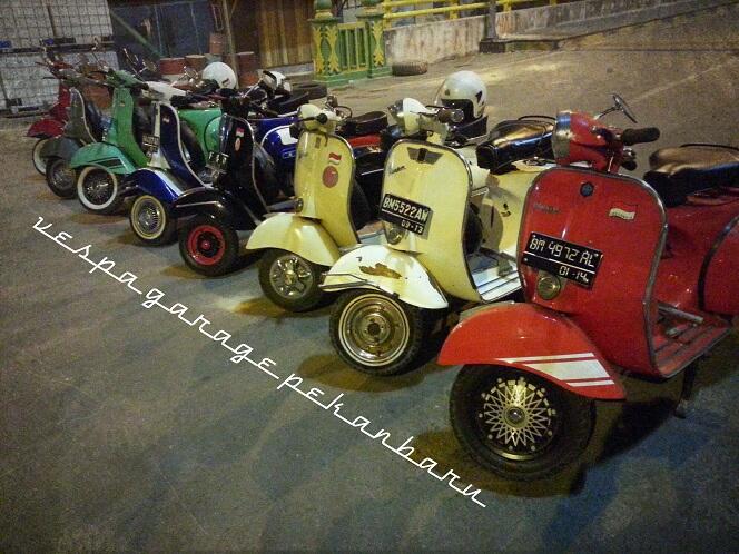 (PIC) Kopdar vespa garage Pekanbaru