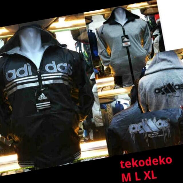 JAKET ADIDAS PARASUT BOLAK BALIK