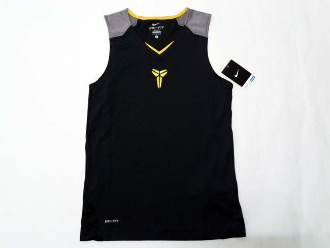 Baju Basket Nike As Kobe Game Time 8 SleeveLess DarkGrey Gold