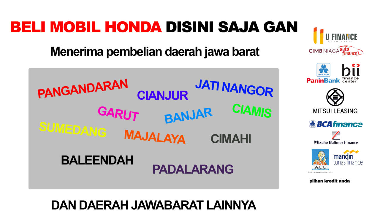 PROMO KHUSUS HONDA CR-V | FREED | CIVIC | ACCORD | BANDUNG !!!