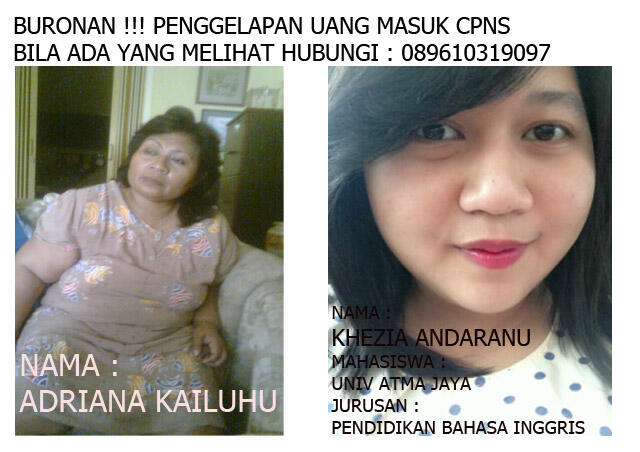 BURONAN PENGGELAPAN UANG MASUK CPNS, HATI HATI YA GAN SAMA ORANG INI
