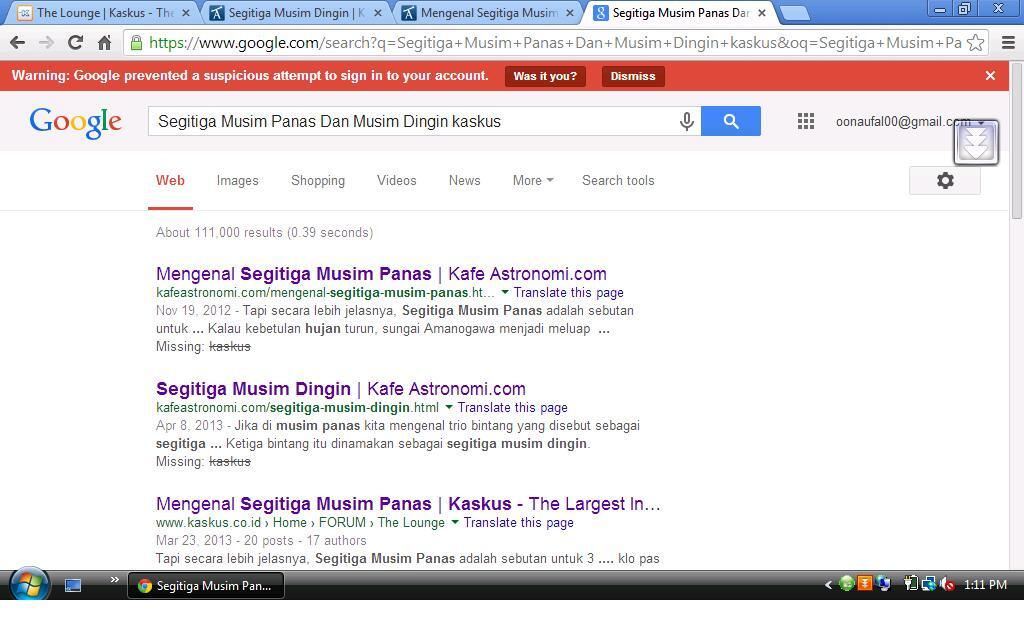 Mengenali Segitiga Musim Panas Dan Segitiga Musim Dingin