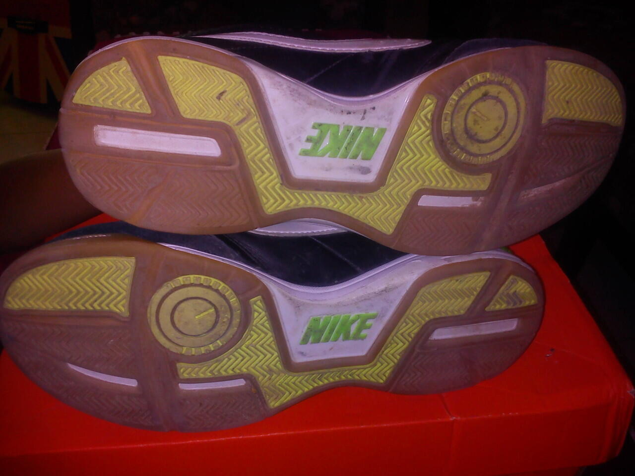 WTS Sepatu nike tiempo IV Mystic black/green second 96%