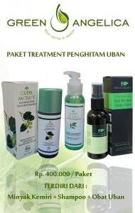 paket perawatan rambut beruban green angelica