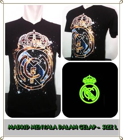 Supplier Kaos Bola Glow In The Dark Menyala Murah