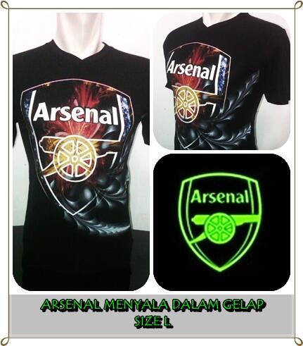 Supplier Kaos Bola Glow In The Dark Menyala Murah