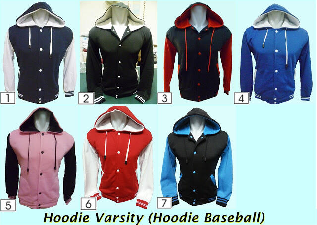 Dijual Jaket berbagai model : Baseball, Hoodie Jumper dan Zipeer, Sweater Polos!