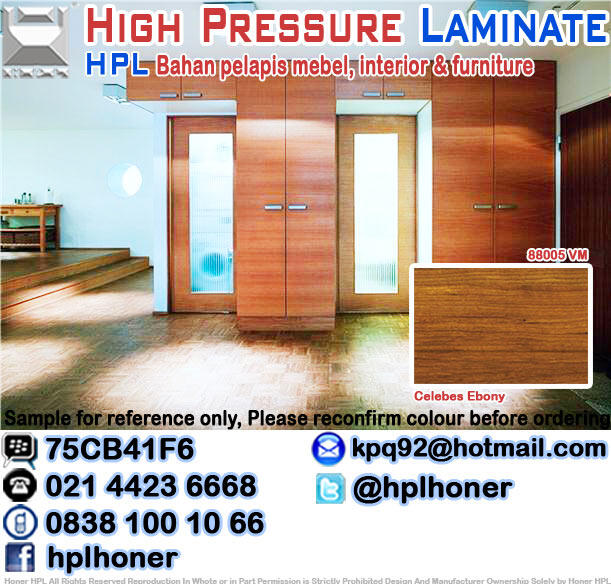 Kantor, Apartemen, Rumah, Showroom, Bank, Toko, Ruko Interior & Furniture HPL