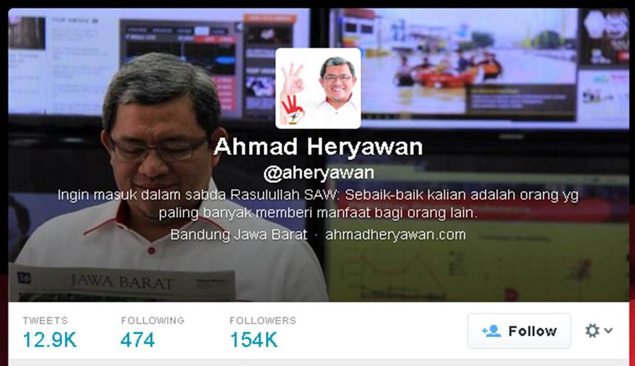 Ini Dia Ranking Bakal Calon Presiden Indonesia 2014 via Twitter