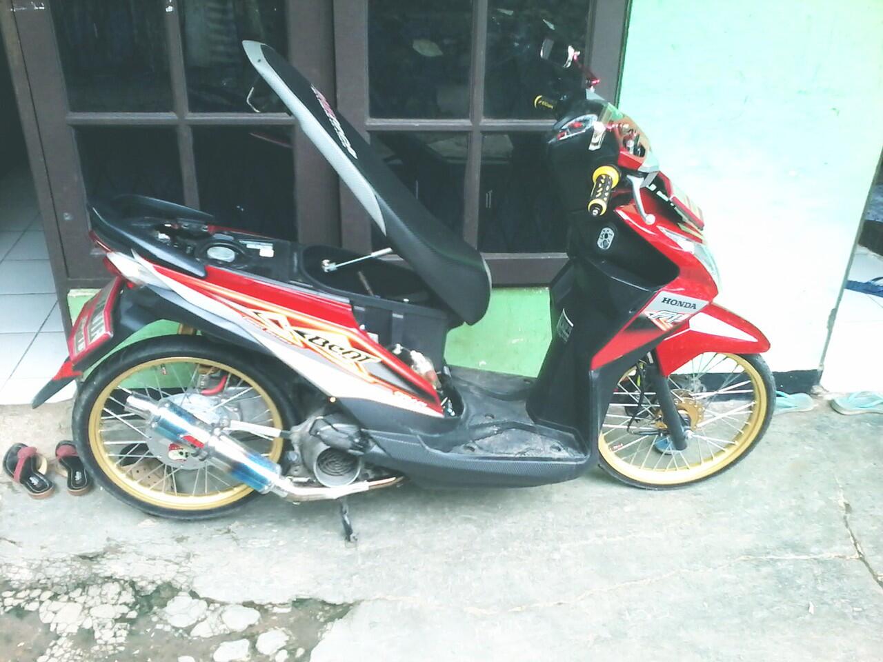 Download Modif Honda Beat Standard Terkeren Botol Modifikasi