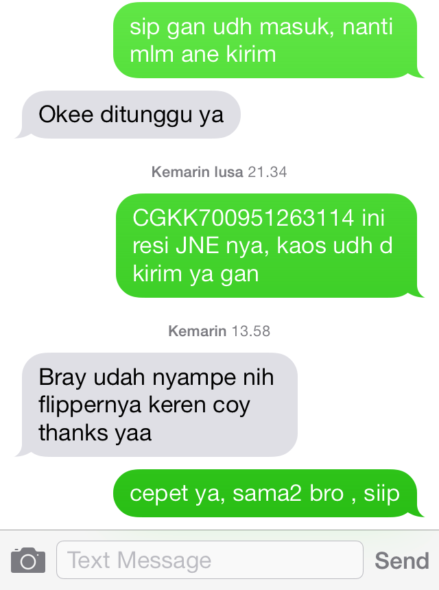 Testimonial Lapak Kaos Kurt Cobain (Since 2012) theandino