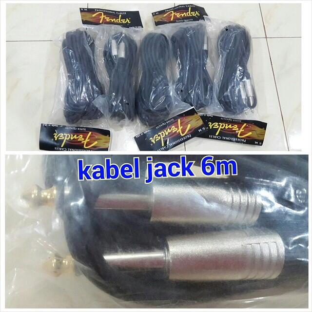 Jual Jual kabel jack gitar merk fender dan lain-lain (3 