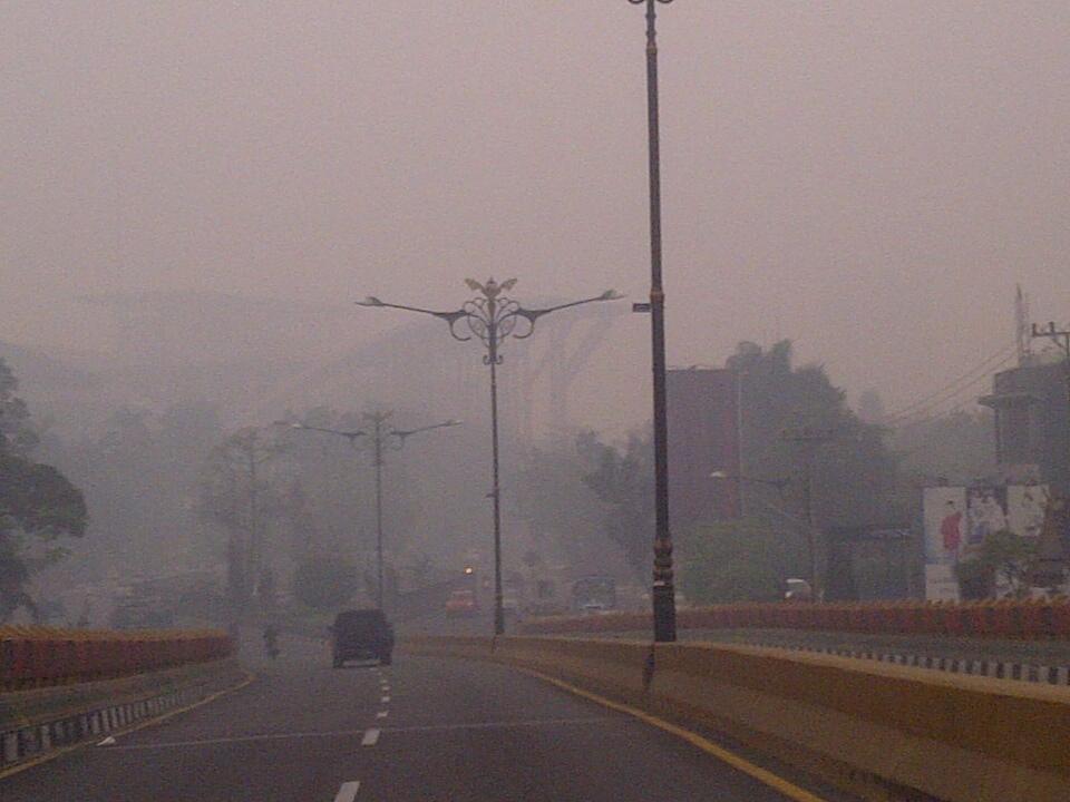 Foto-Foto Bencana Kabut Asap di Pekanbaru