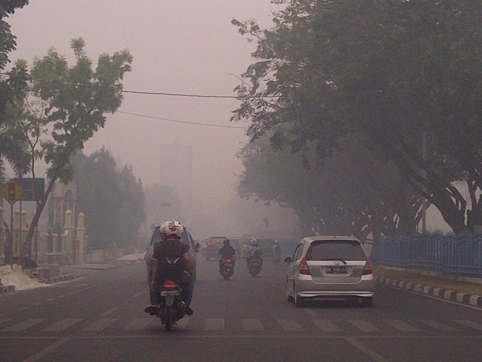 Foto-Foto Bencana Kabut Asap di Pekanbaru