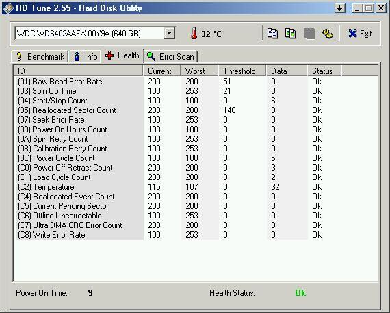 WDC Black 640 GB SATA3 64MB
