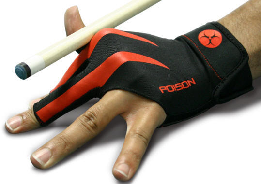 B> POISON Billiard Glove | Sarung Tangan Billiard POISON