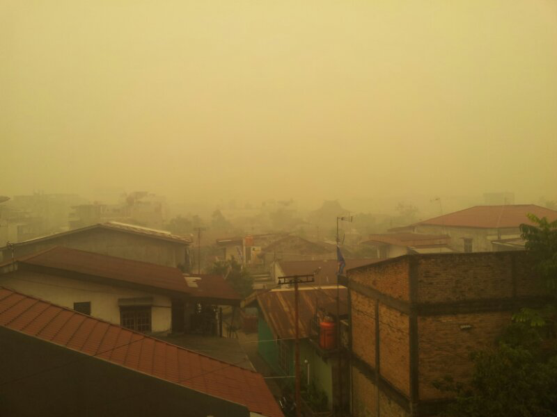 Pekanbaru Kota ASAP. PARAH GAN