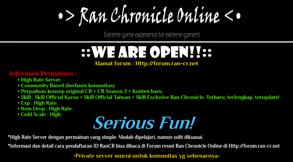 &#91;Reuni;Old Concept;Nostalgia&#93; Ran Chronicle Online