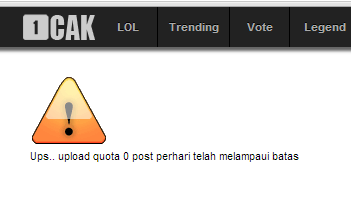 &#91;&#91;TOLONG&#93;&#93; kok gak bisa upload ya 1cak.com ya??