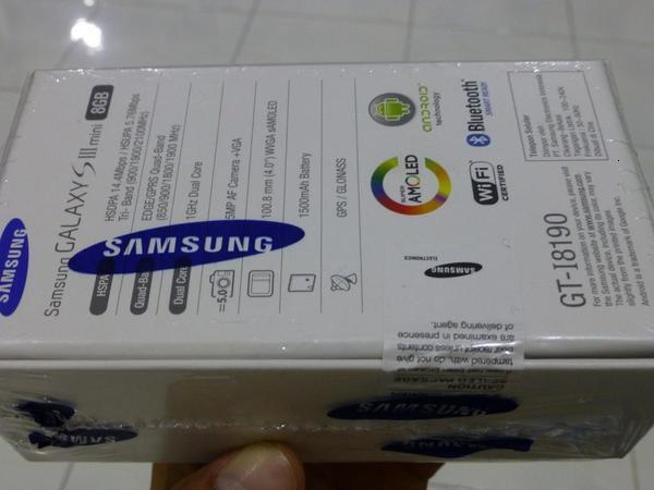 Samsung Galaxy S3 Mini OR Gt 18190 Garansi Resmi SEIN Diskon 50%