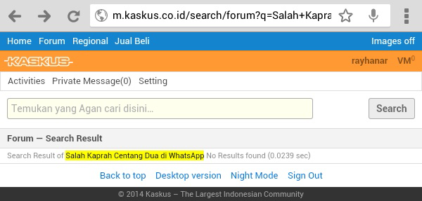 Salah Kaprah Centang Dua di WhatsApp