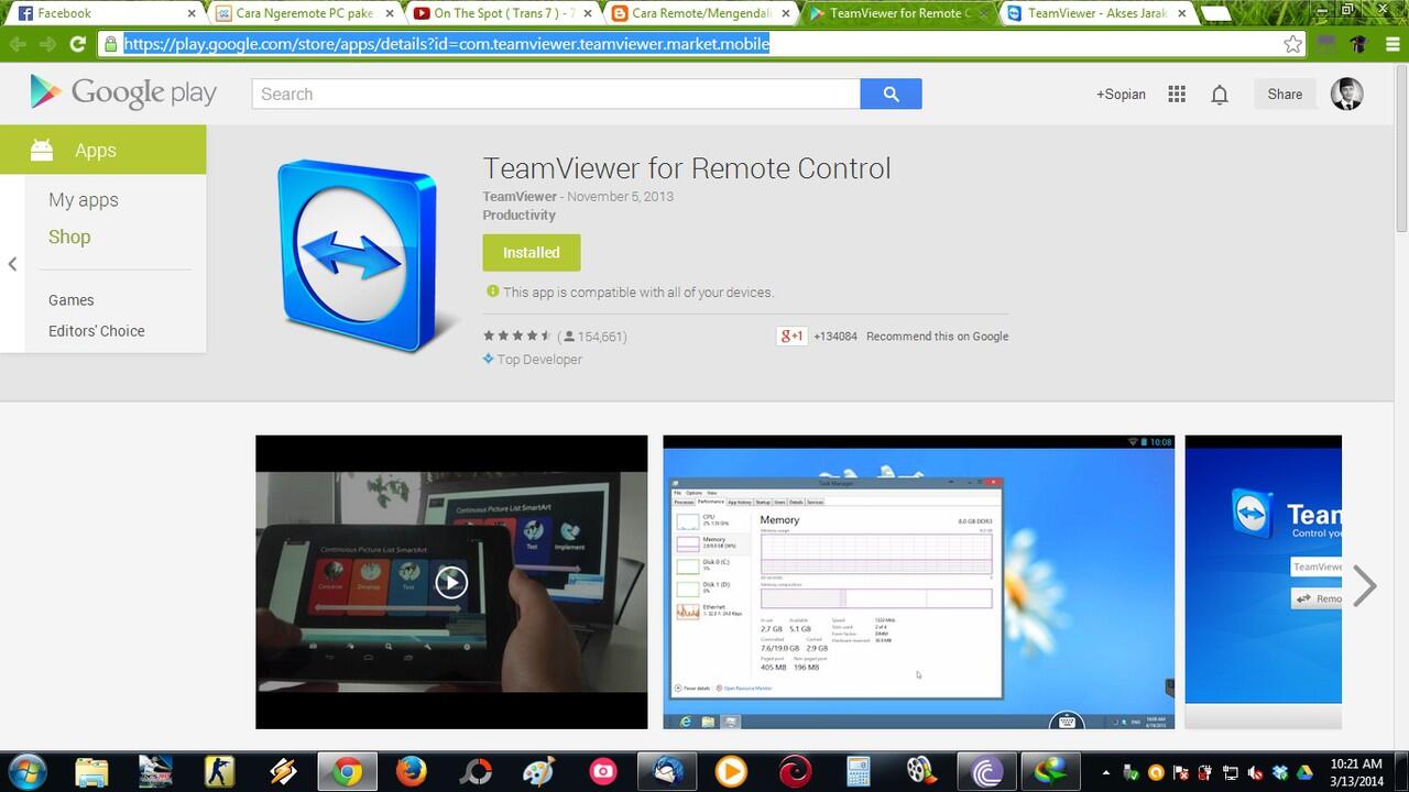 Cara Ngeremote PC pake Android