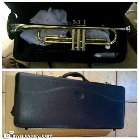 Jual Trumpet / trompet / terompet lacquer merk OSTRAVA with hardcase harga murah