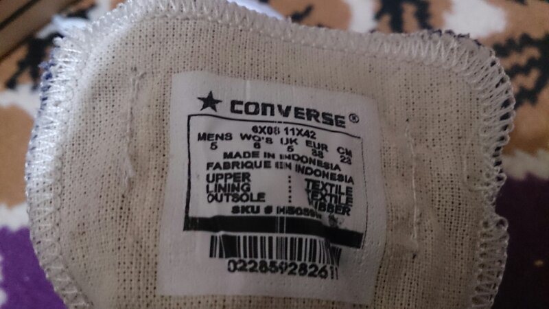 converse ct ox navy blue sz 38