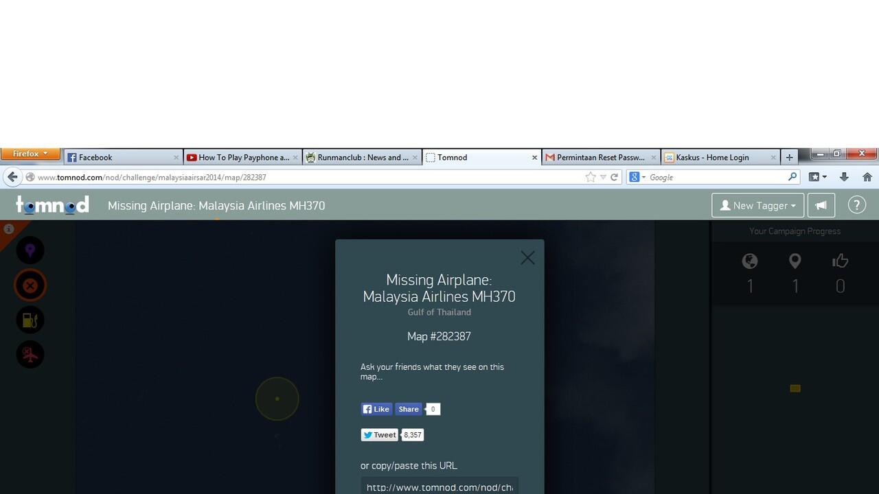 Mari Bantu Temukan Pesawat Malaysia Airlines MH370