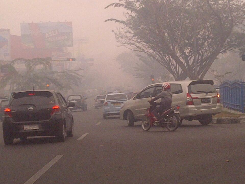 Foto-Foto Bencana Kabut Asap di Pekanbaru