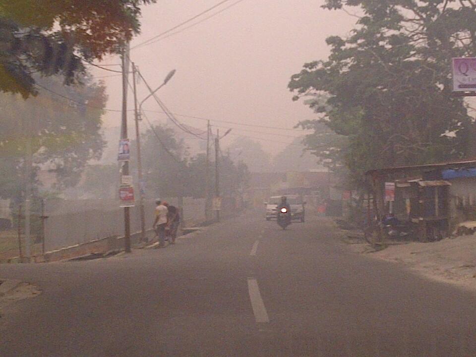 Foto-Foto Bencana Kabut Asap di Pekanbaru