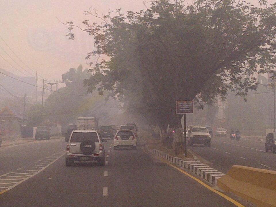 Foto-Foto Bencana Kabut Asap di Pekanbaru