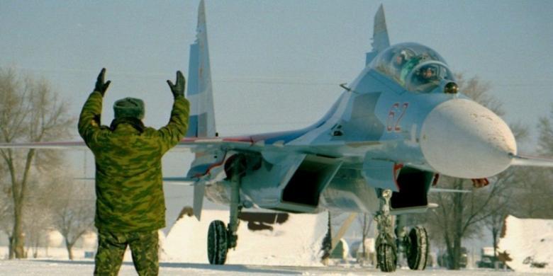 Rusia Kirim Jet Tempur Sukhoi ke Belarus