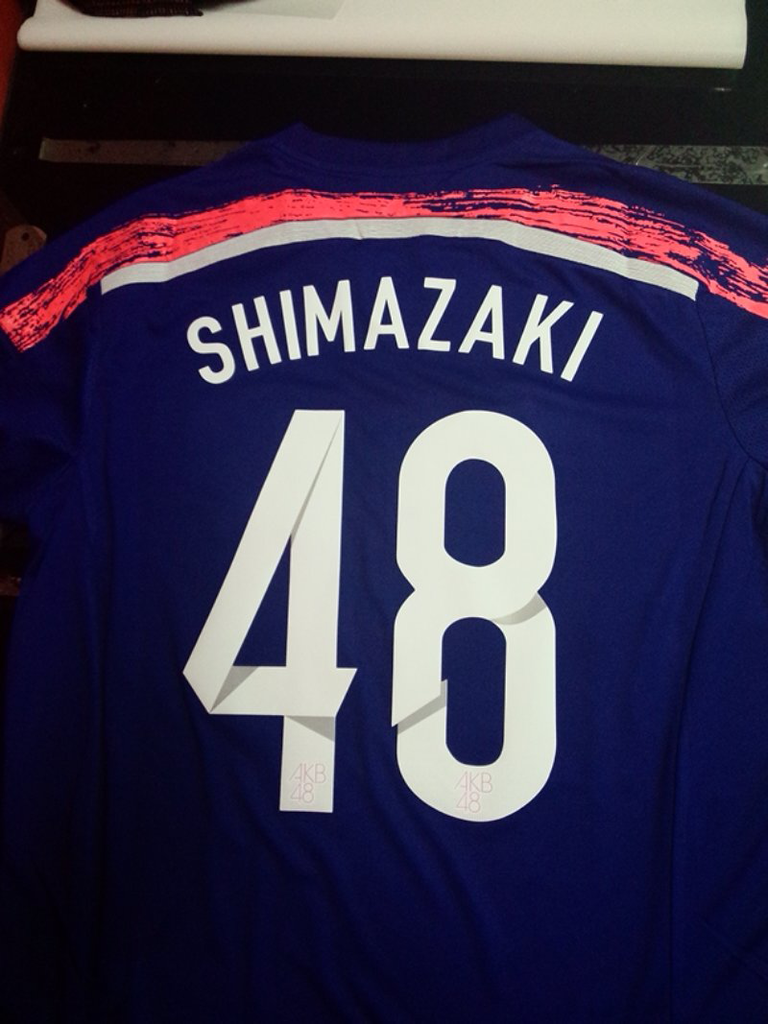 Terjual WTS Jersey Jepang/Japan World Cup 2014 AKB48 