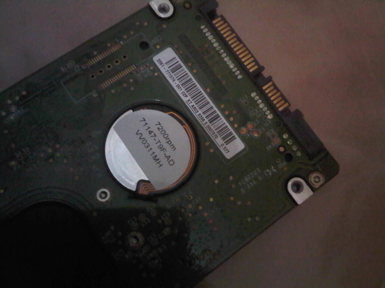 JUAL HARDISK LATOP 2,5inc 250GB MERK WD BLACK sata