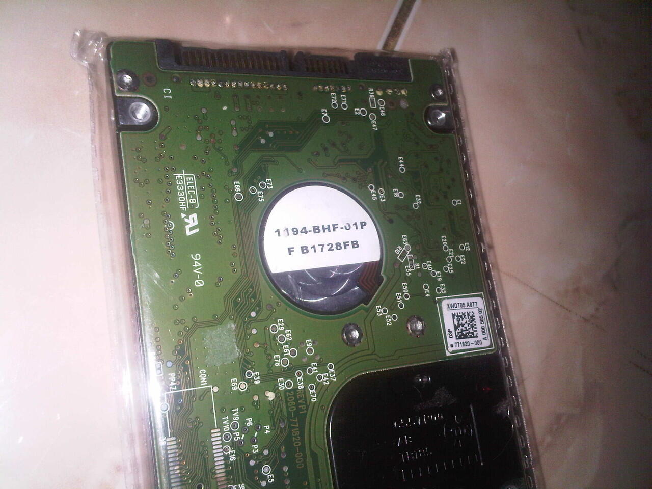 JUAL HARDISK LAPTOP 750GB merk WD-cengkareng