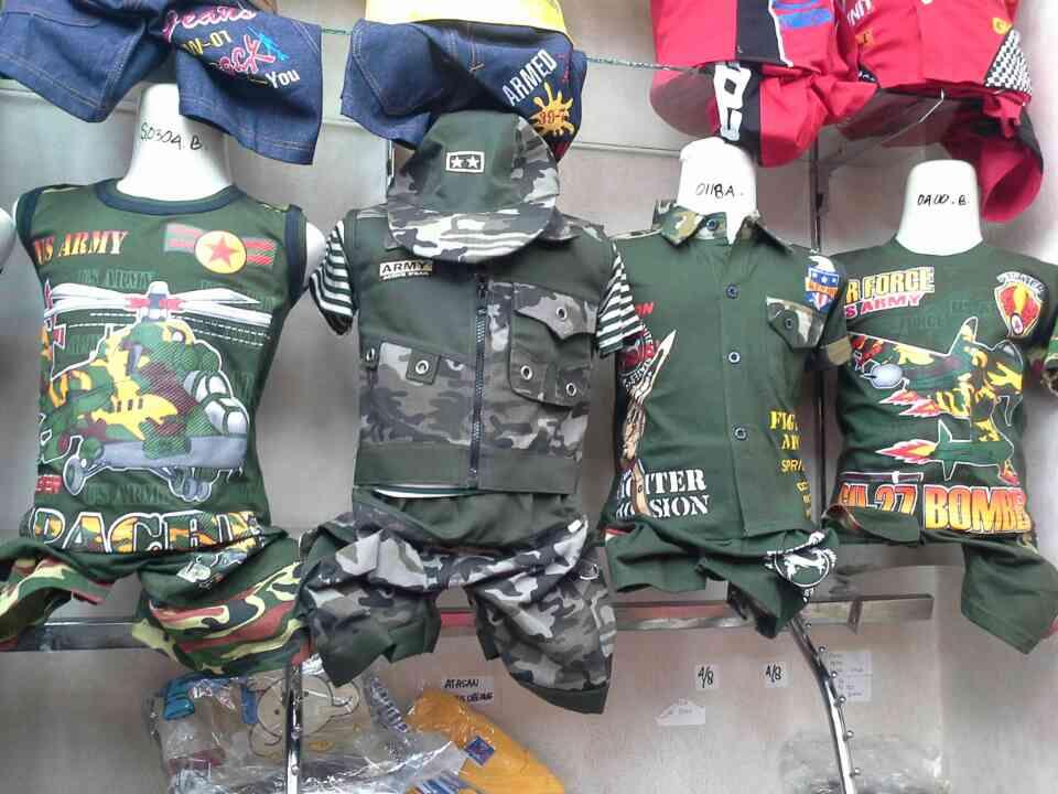 J : Baju Setelan Anak murah , 6 bulan - 10 tahun .