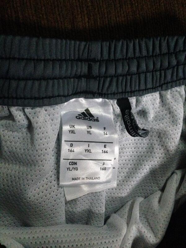 Sell celana gym/futsal reebok + adidas 2nd 99% like new 100% ori