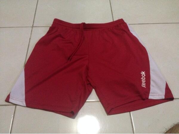 Sell celana gym/futsal reebok + adidas 2nd 99% like new 100% ori