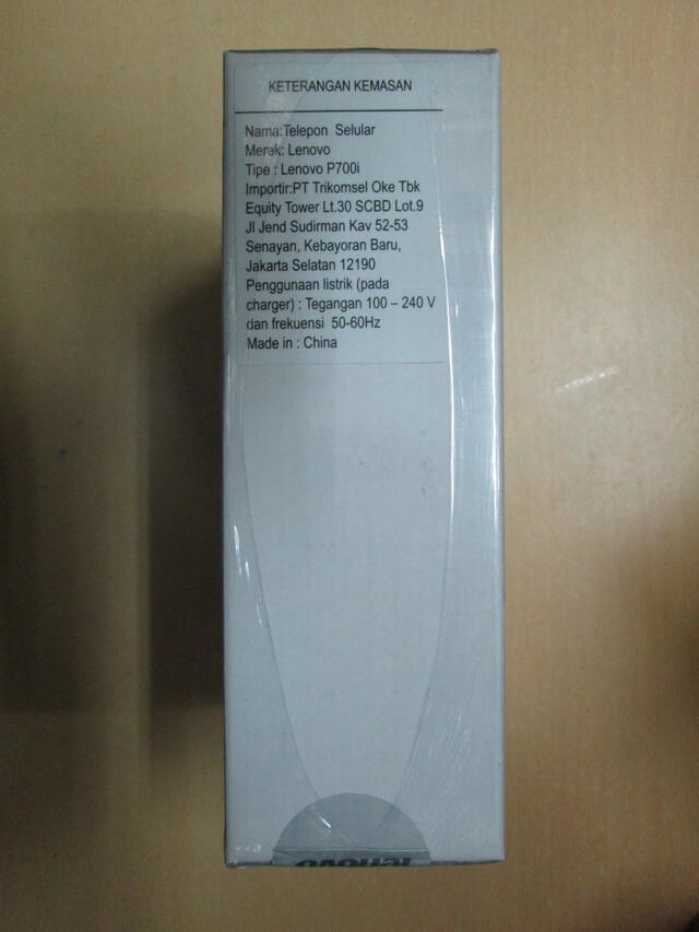 jual hape lenovo P700i, barang sisa stok