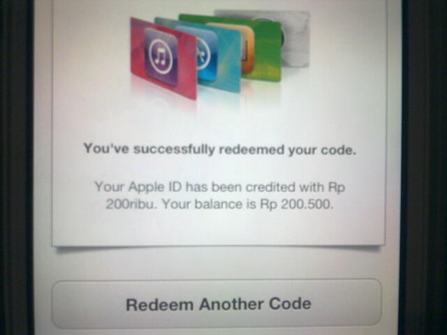 iTunes Gift Card Indonesia Murah! - Pas until Coin LINE, gems Clash of clans, dll