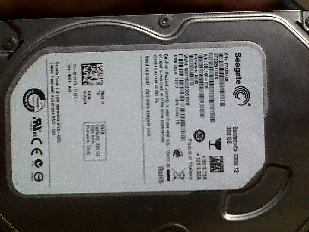 WTS Hardisk Seagate Barracuda 7200.12 320gb (CILEGON)