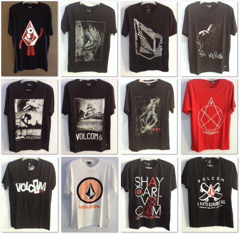 Terjual Kaos Surf & Skate (VANS, VOLCOM, RIPCURL, DC 