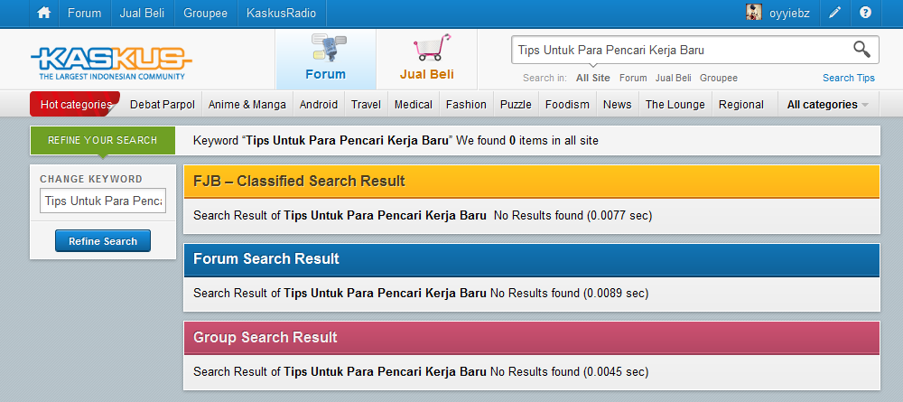 Tips Untuk Para Pencari Kerja Baru
