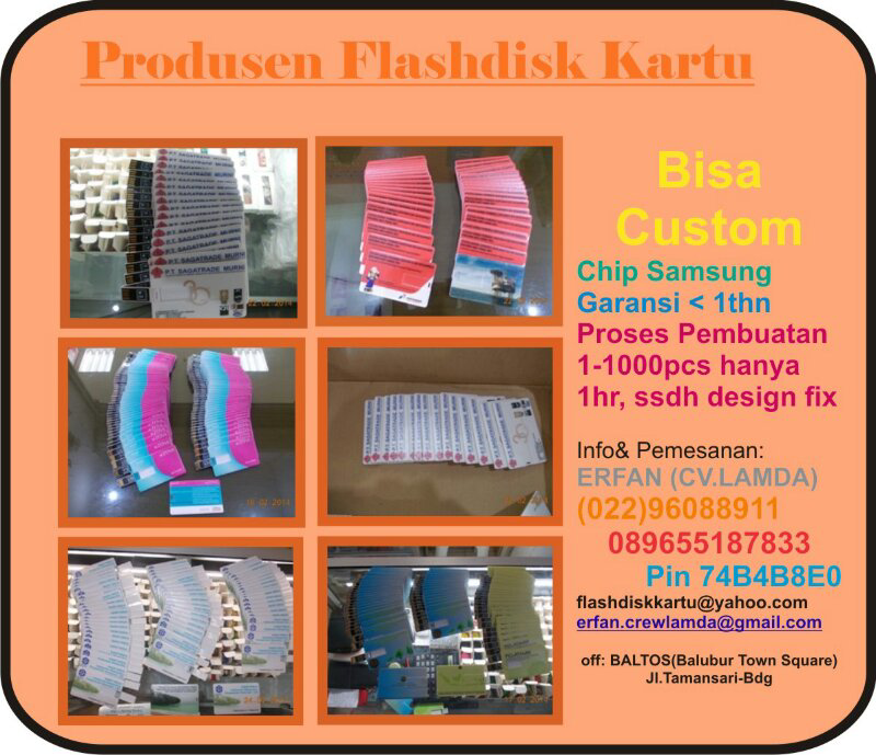 Produsen Flashdisk Card Dan Rubber Custom Bebas