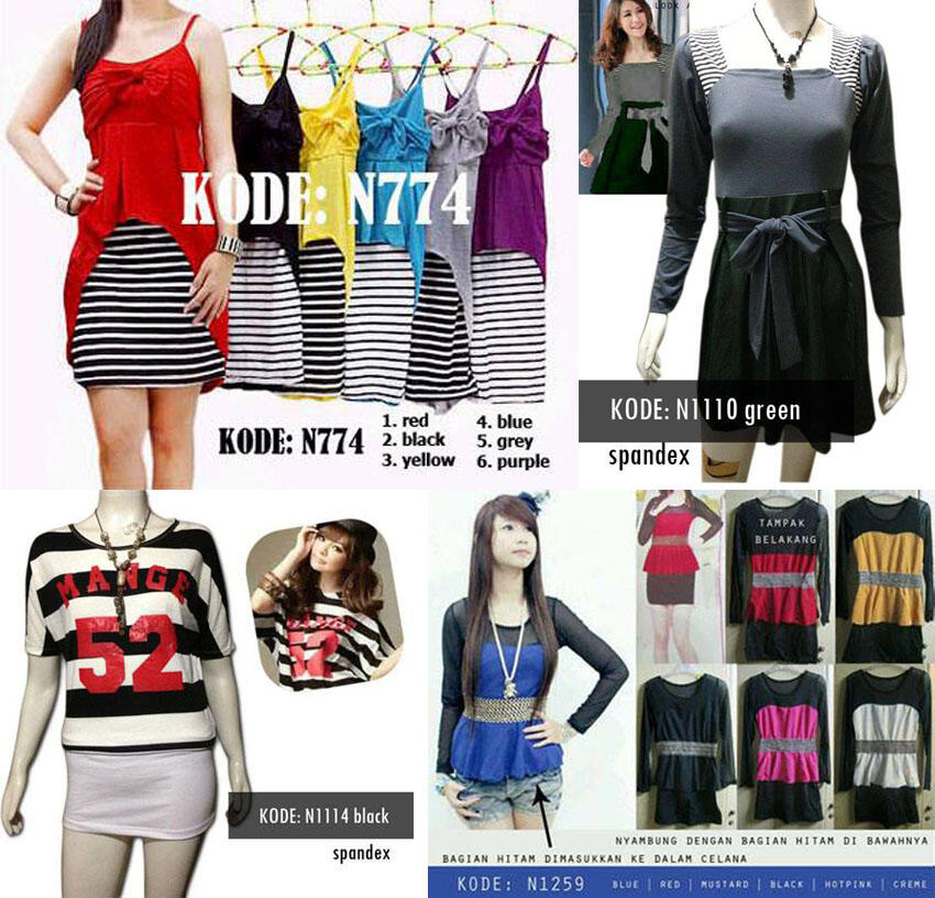 OBRAL MURAH atasan, sweater, mini dress
